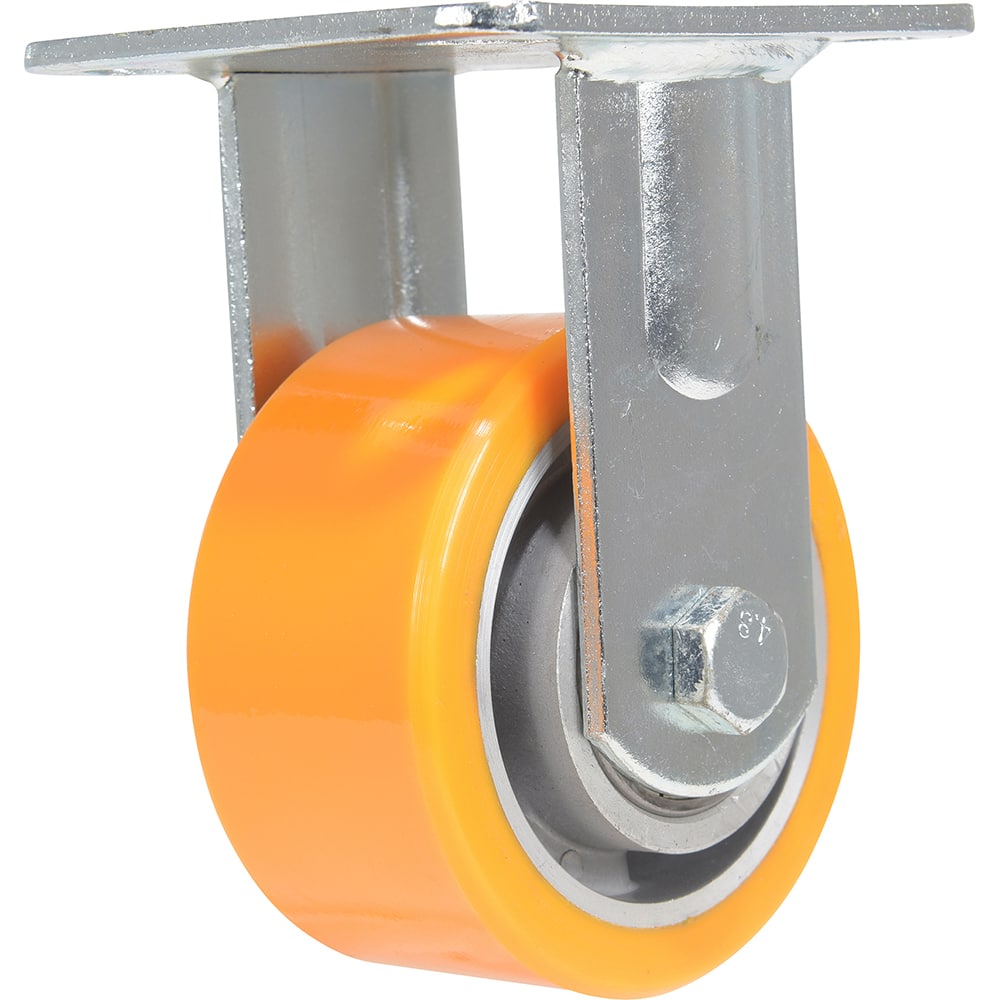 Vestil - Standard Casters; Mount: With Holes ; Style: Rigid ; Wheel Diameter: 4 (Inch); Wheel Width: 2 (Inch); Overall Height (Inch): 5-1/2 ; Load Capacity (Lb.): 660.000 - Exact Tool & Supply