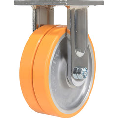 Vestil - Standard Casters; Mount: With Holes ; Style: Rigid ; Wheel Diameter: 6 (Inch); Wheel Width: 2 (Inch); Overall Height (Inch): 7-1/2 ; Load Capacity (Lb.): 1500.000 - Exact Tool & Supply