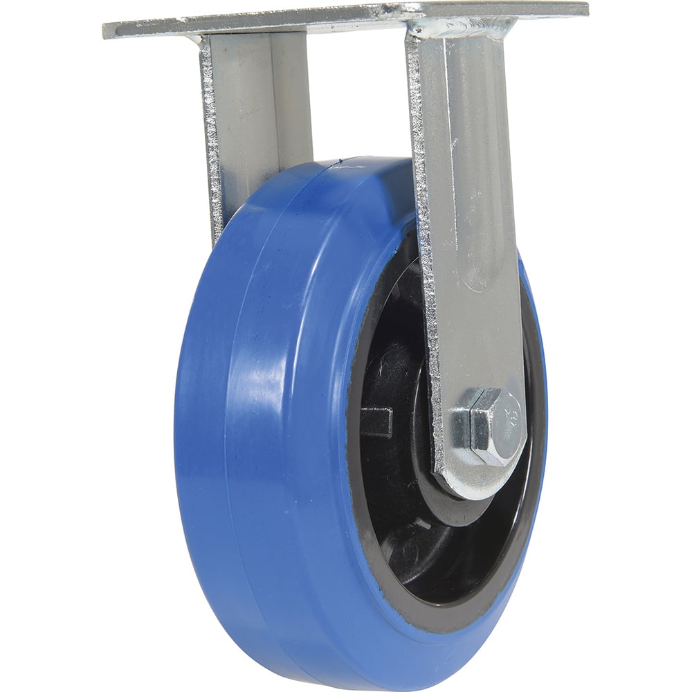 Vestil - Standard Casters; Mount: With Holes ; Style: Rigid ; Wheel Diameter: 6 (Inch); Wheel Width: 2 (Inch); Overall Height (Inch): 7-1/2 ; Load Capacity (Lb.): 770.000 - Exact Tool & Supply