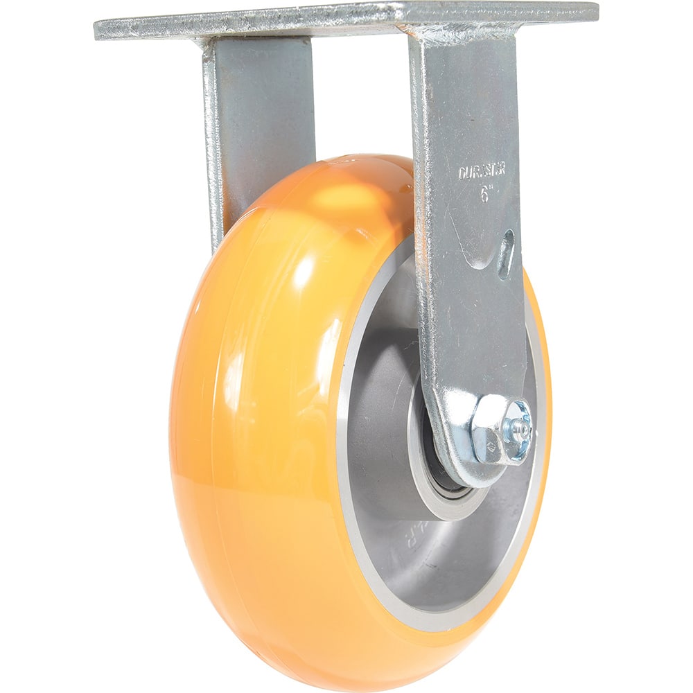 Vestil - Standard Casters; Mount: With Holes ; Style: Rigid ; Wheel Diameter: 6 (Inch); Wheel Width: 2 (Inch); Overall Height (Inch): 7-1/2 ; Load Capacity (Lb.): 1250.000 - Exact Tool & Supply