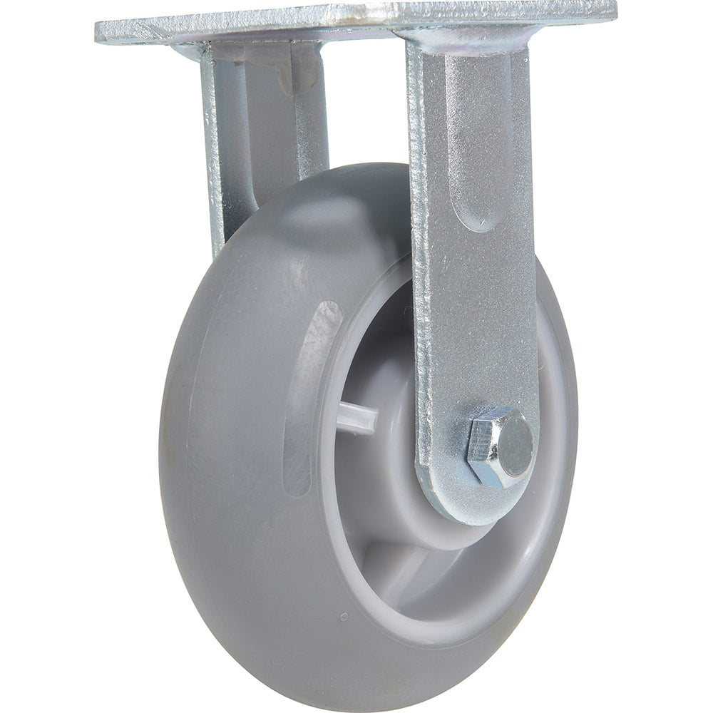 Vestil - Standard Casters; Mount: With Holes ; Style: Rigid ; Wheel Diameter: 6 (Inch); Wheel Width: 2 (Inch); Overall Height (Inch): 7-1/2 ; Load Capacity (Lb.): 639.000 - Exact Tool & Supply