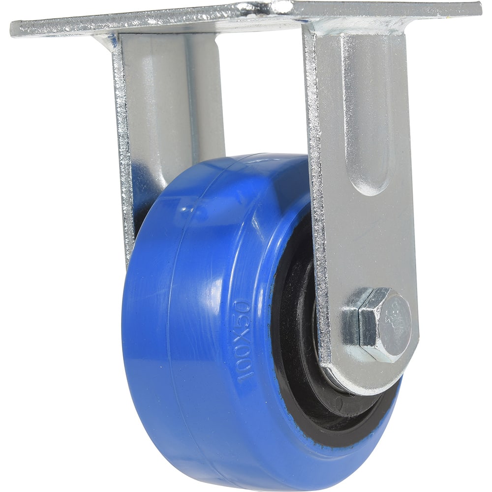 Vestil - Standard Casters; Mount: With Holes ; Style: Rigid ; Wheel Diameter: 4 (Inch); Wheel Width: 2 (Inch); Overall Height (Inch): 5-1/2 ; Load Capacity (Lb.): 550.000 - Exact Tool & Supply