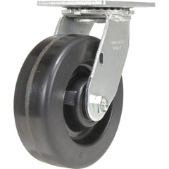 Vestil - Standard Casters; Mount: With Holes ; Style: Swivel ; Wheel Diameter: 6 (Inch); Wheel Width: 2 (Inch); Overall Height (Inch): 7-1/2 ; Load Capacity (Lb.): 1200.000 - Exact Tool & Supply