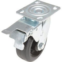 Vestil - Standard Casters; Mount: With Holes ; Style: Swivel w/Total Brake ; Wheel Diameter: 5 (Inch); Wheel Width: 2 (Inch); Overall Height (Inch): 6-1/2 ; Load Capacity (Lb.): 440.000 - Exact Tool & Supply