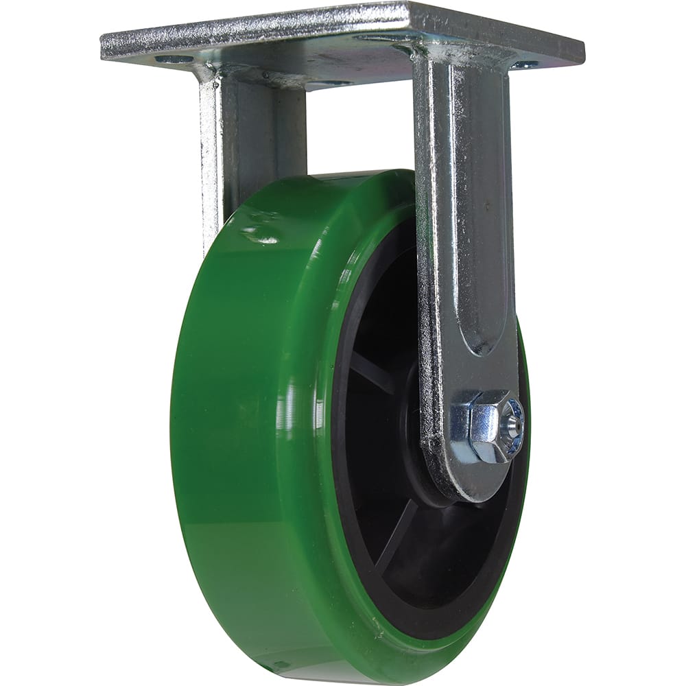 Vestil - Standard Casters; Mount: With Holes ; Style: Rigid ; Wheel Diameter: 6 (Inch); Wheel Width: 2 (Inch); Overall Height (Inch): 7-1/2 ; Load Capacity (Lb.): 900.000 - Exact Tool & Supply