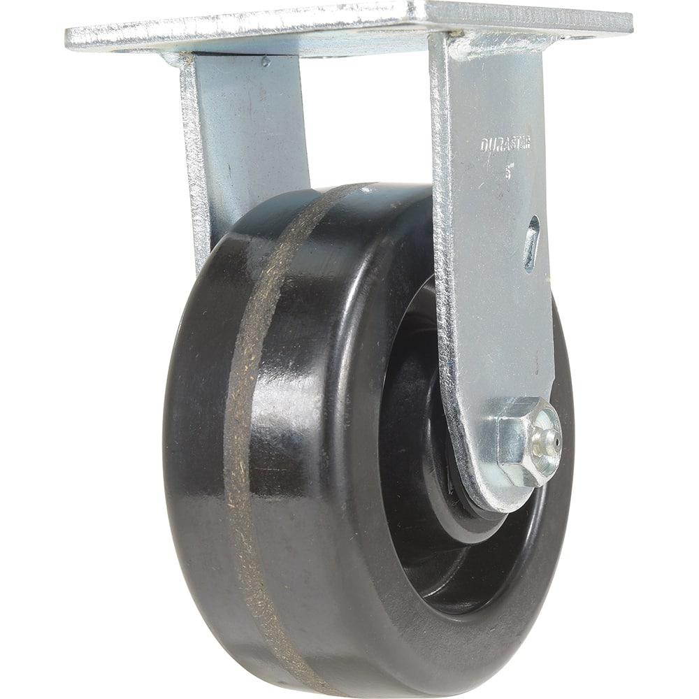 Vestil - Standard Casters; Mount: With Holes ; Style: Rigid ; Wheel Diameter: 5 (Inch); Wheel Width: 2 (Inch); Overall Height (Inch): 6-1/2 ; Load Capacity (Lb.): 1000.000 - Exact Tool & Supply