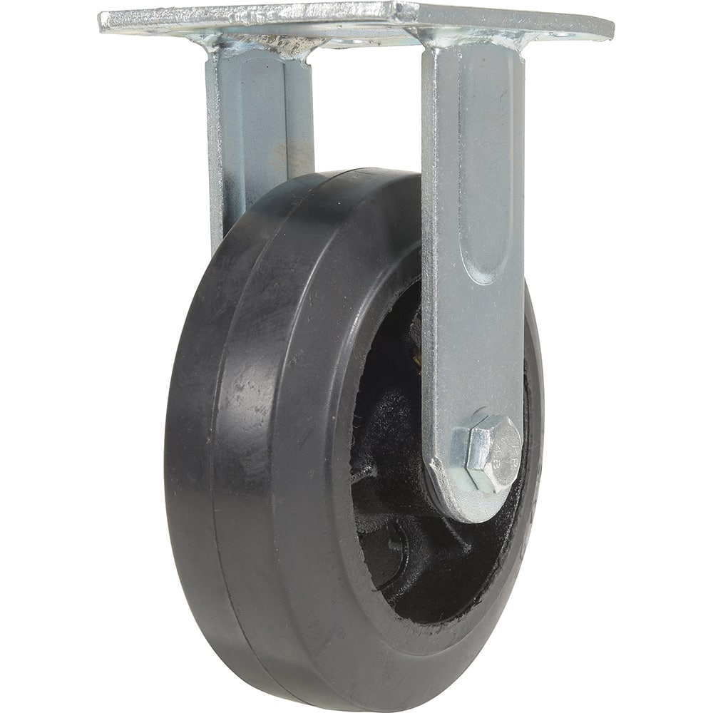 Vestil - Standard Casters; Mount: With Holes ; Style: Rigid ; Wheel Diameter: 6 (Inch); Wheel Width: 2 (Inch); Overall Height (Inch): 7-1/2 ; Load Capacity (Lb.): 507.000 - Exact Tool & Supply