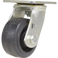 Vestil - Standard Casters; Mount: With Holes ; Style: Swivel ; Wheel Diameter: 4 (Inch); Wheel Width: 2 (Inch); Overall Height (Inch): 6-1/2 ; Load Capacity (Lb.): 396.000 - Exact Tool & Supply