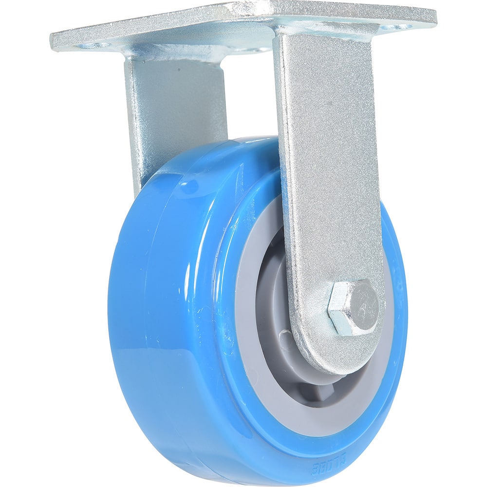 Vestil - Standard Casters; Mount: With Holes ; Style: Rigid ; Wheel Diameter: 5 (Inch); Wheel Width: 2 (Inch); Overall Height (Inch): 6-9/16 ; Load Capacity (Lb.): 771.000 - Exact Tool & Supply