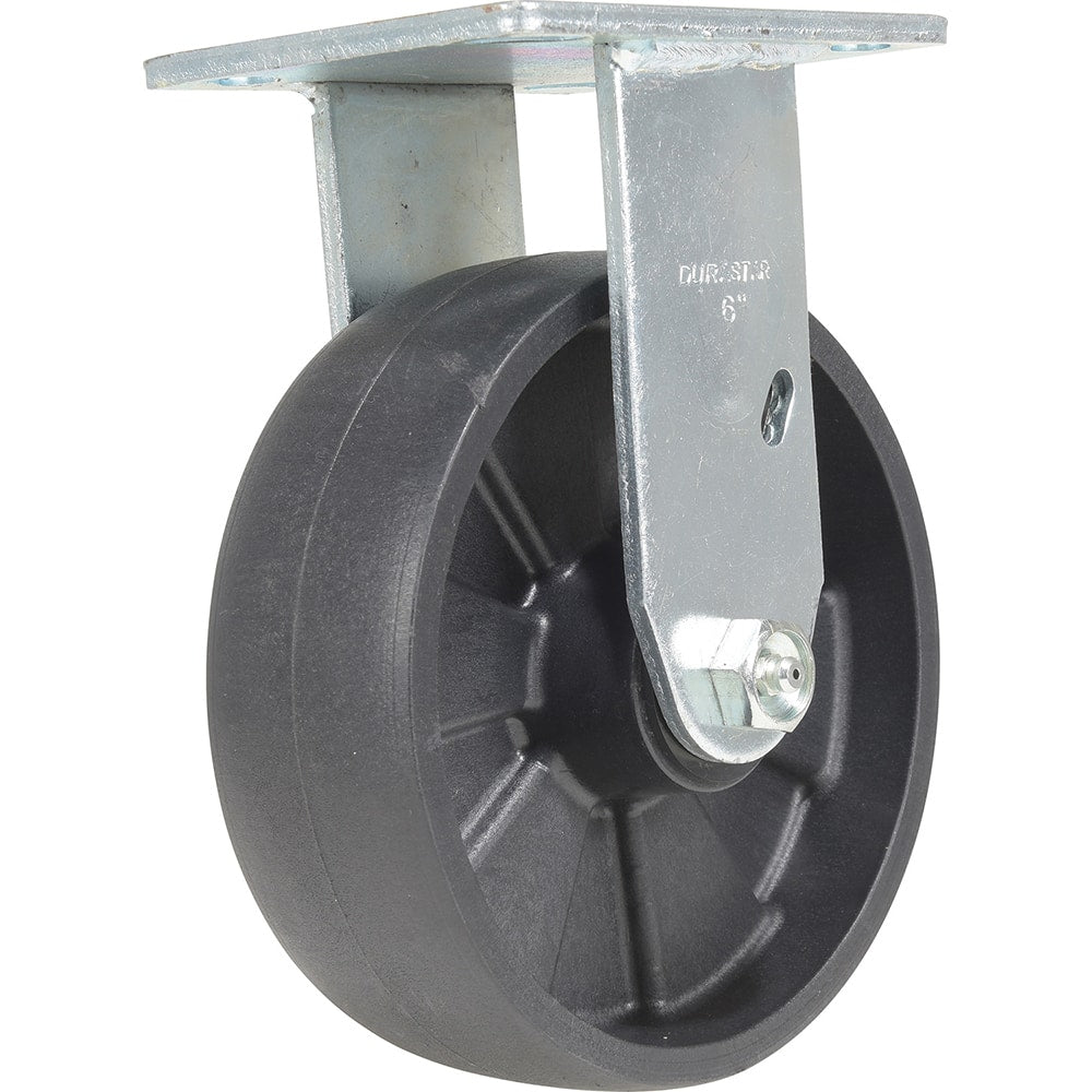Vestil - Standard Casters; Mount: With Holes ; Style: Rigid ; Wheel Diameter: 6 (Inch); Wheel Width: 2 (Inch); Overall Height (Inch): 7-1/2 ; Load Capacity (Lb.): 1200.000 - Exact Tool & Supply