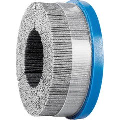 PFERD - Disc Brushes; Outside Diameter (Inch): 5 ; Grit: 80 ; Abrasive Material: Silicon Carbide ; Brush Type: Crimped ; Connector Type: Arbor ; Arbor Hole Size (Inch): 7/8 - Exact Tool & Supply