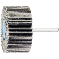 PFERD - Mounted Flap Wheels; Abrasive Type: Coated ; Outside Diameter (Inch): 1 ; Face Width (Inch): 1/2 ; Abrasive Material: Silicon Carbide ; Grit: 80 ; Mounting Type: 1/4" Shank - Exact Tool & Supply