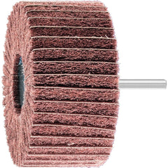 PFERD - Mounted Flap Wheels; Abrasive Type: Non-Woven ; Outside Diameter (Inch): 4 ; Face Width (Inch): 5/8 ; Abrasive Material: Aluminum Oxide ; Grit: 180 ; Mounting Type: 1/4" Shank - Exact Tool & Supply