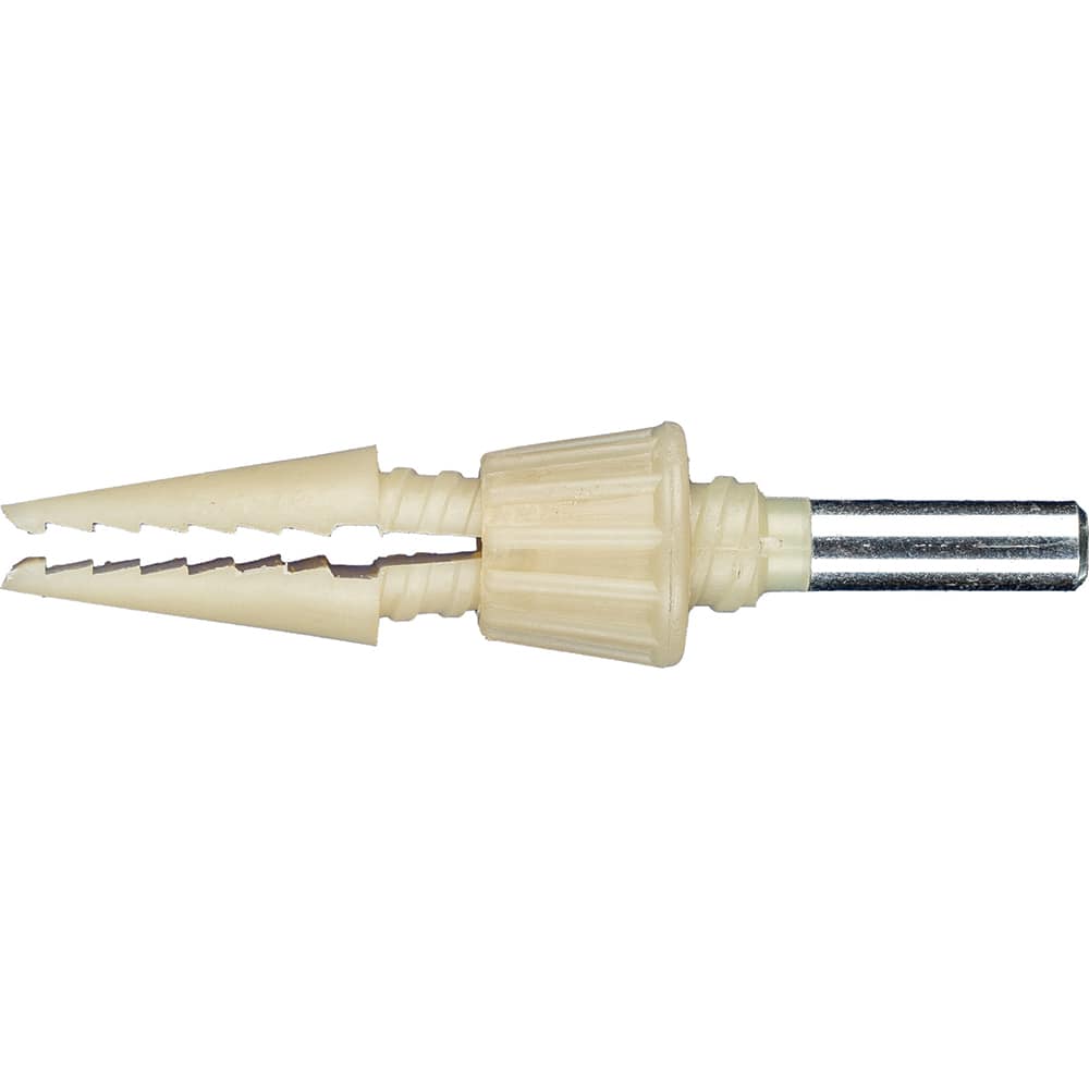 PFERD - Motor Arbors & Adapters; Hardware Type: Mandrel ; Maximum Wheel Width (Inch): 1 ; Overall Length (Inch): 7/8 ; Shank Size Compatibility (Inch): 1/4 ; External Thread Size: 1/4 to 1 ; Overall Diameter (Inch): 1/4 - Exact Tool & Supply