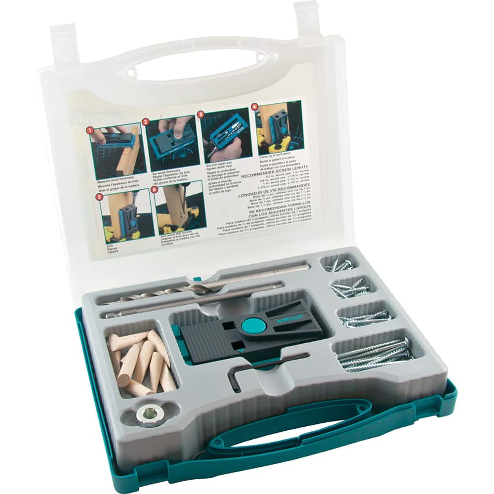 Mibro - 55 Pc Dowel/Drill Jig - Exact Tool & Supply