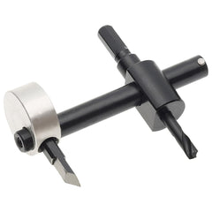 Mibro - Circle Cutter & Trepanning Tools; Tool Type: Hole Cutter ; Minimum Cutting Diameter (Inch): 1 ; Maximum Cutting Diameter (Inch): 6 ; Cutting Depth (Inch): 1 ; Shank Type: Hex ; Number of Pieces: 1.000 - Exact Tool & Supply