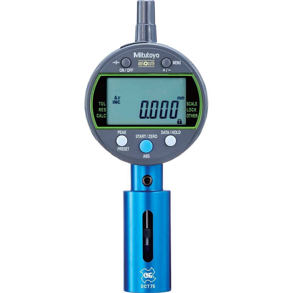 OSG - Depth Gage Accessories; Type: Digital Dial Indicator ; Traceability Certification Included: No ; Base Hole Diameter (Inch): 0.6890 ; Material: Steel ; Finish/Coating: Blue - Exact Tool & Supply
