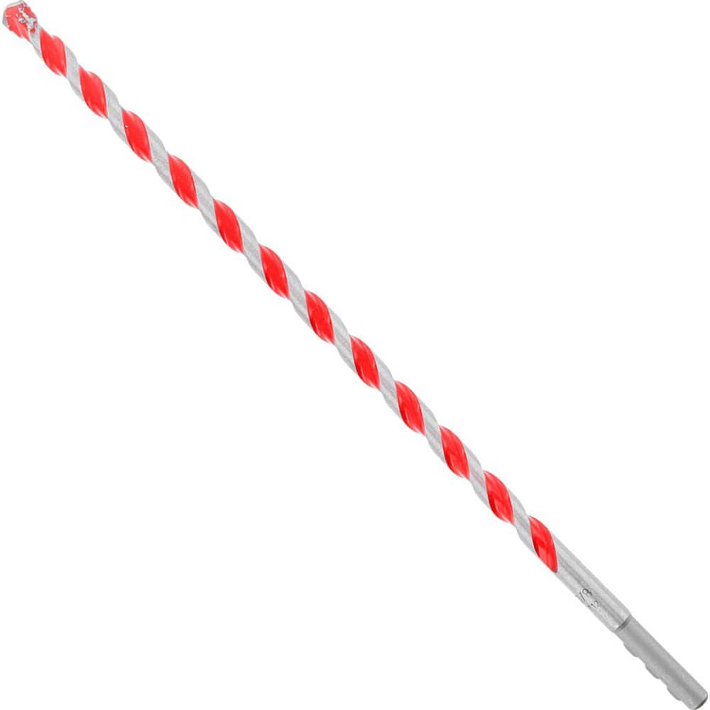 Freud - Rotary Drill/Hammer Drill Bits; Drill Bit Size (Inch): 1 ; Shank Type: SDS ; Usable Length (Inch): 10.0000 ; Overall Length (Inch): 12 ; Drill Bit Material: Carbide-Tipped ; Shank Diameter (Inch): 1/4 - Exact Tool & Supply