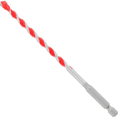 Freud - Rotary Drill/Hammer Drill Bits; Drill Bit Size (Inch): 1/2 ; Shank Type: Hex ; Usable Length (Inch): 4.0000 ; Overall Length (Inch): 6 ; Drill Bit Material: Carbide-Tipped ; Shank Diameter (Inch): 1/4 - Exact Tool & Supply