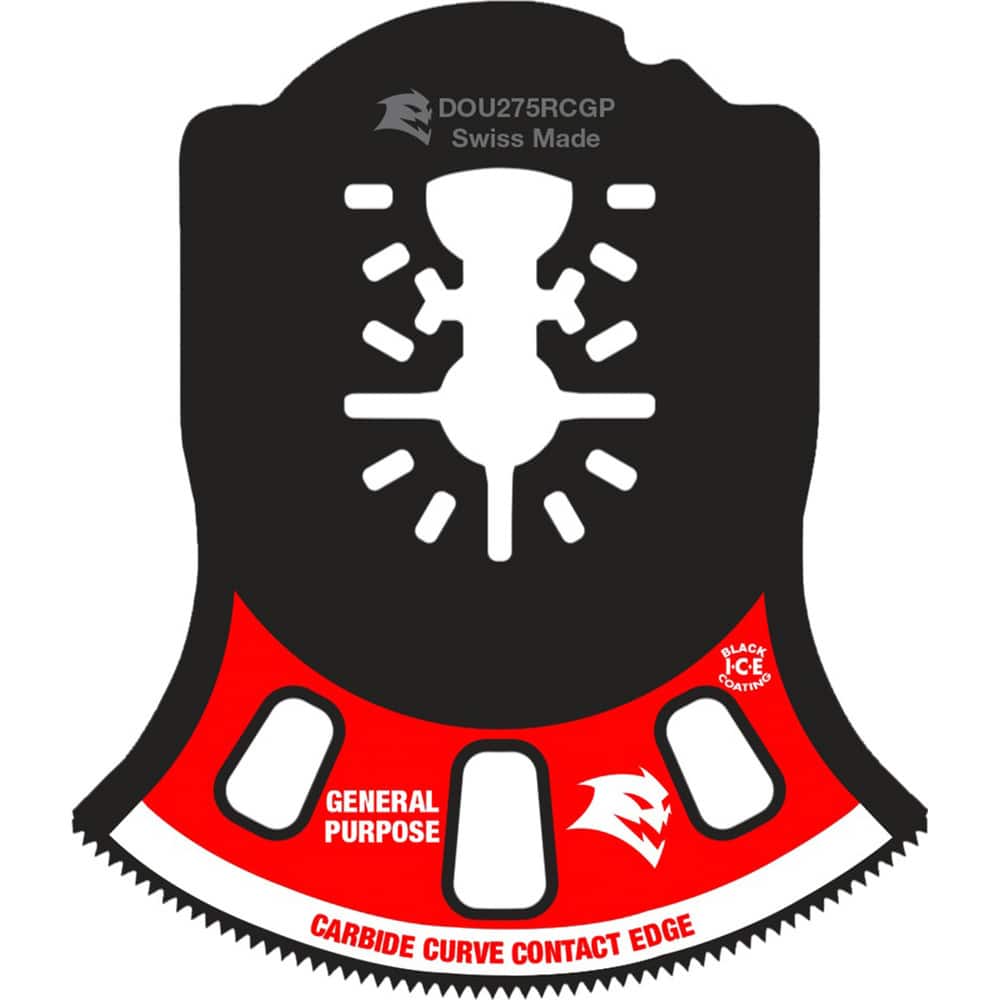 Freud - Rotary & Multi-Tool Accessories; Accessory Type: Oscillating Blade ; For Use With: Multi-Tools ; Cutting Diameter (Inch): 2.75 ; Head Material: Carbide - Exact Tool & Supply