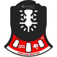 Freud - Rotary & Multi-Tool Accessories; Accessory Type: Oscillating Blade ; For Use With: Multi-Tools ; Cutting Diameter (Inch): 2.75 ; Head Material: Carbide - Exact Tool & Supply