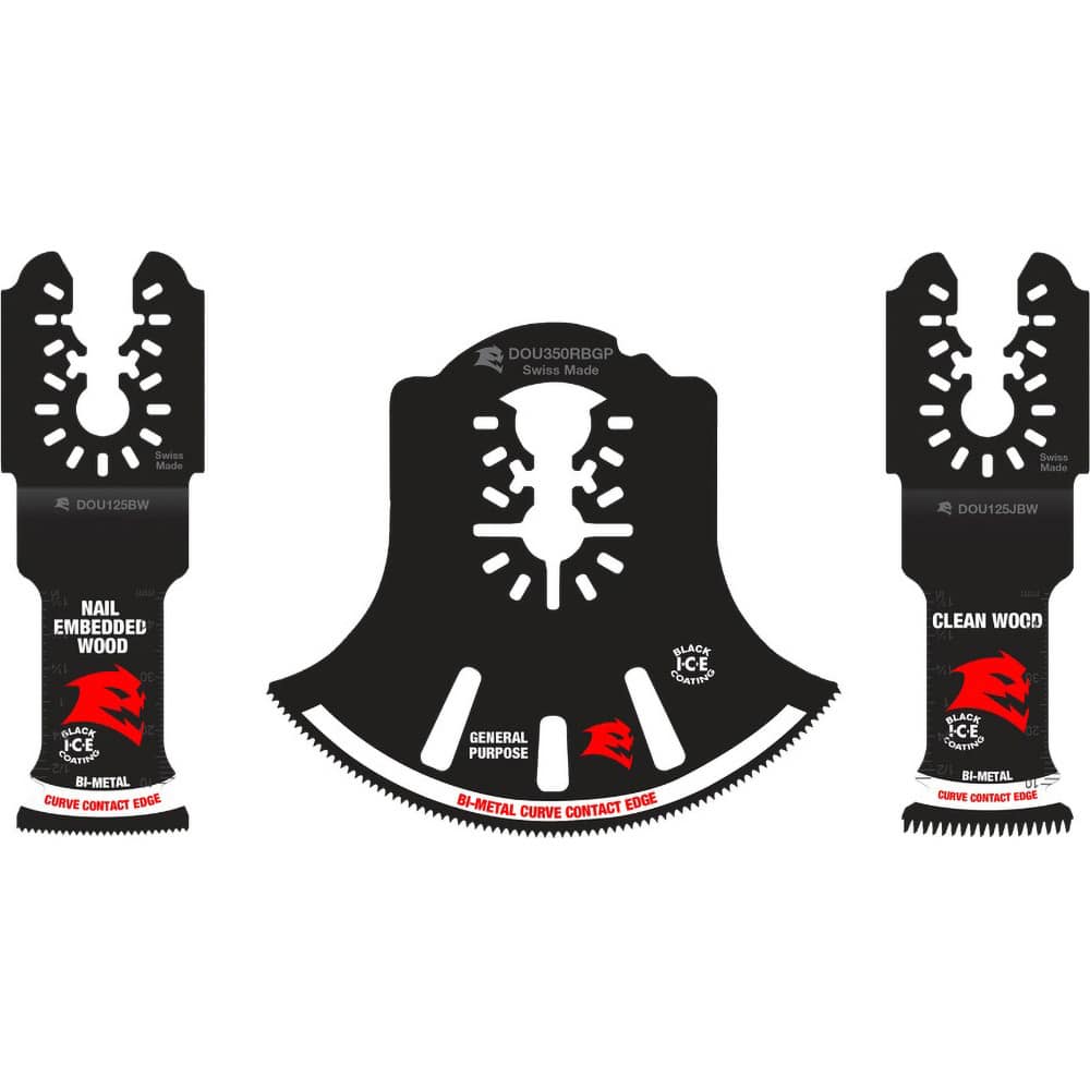Freud - Rotary & Multi-Tool Accessories; Accessory Type: Oscillating Blade Set ; For Use With: Multi-Tools ; Head Material: Bi-Metal - Exact Tool & Supply