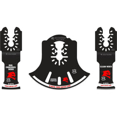 Freud - Rotary & Multi-Tool Accessories; Accessory Type: Oscillating Blade Set ; For Use With: Multi-Tools ; Head Material: Bi-Metal - Exact Tool & Supply