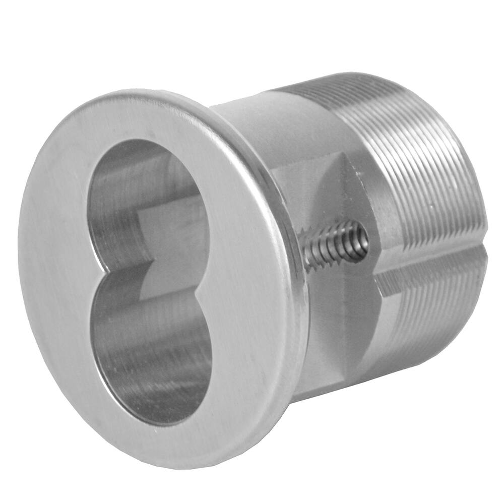 Corbin Russwin - Cylinders; Type: Rim ; Keying: Less Core ; Number of Pins: 6 ; Material: Brass ; Finish/Coating: Satin Chrome - Exact Tool & Supply