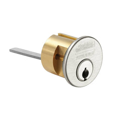 Corbin Russwin - Cylinders; Type: Rim ; Keying: L4 Keyway ; Number of Pins: 6 ; Material: Brass ; Finish/Coating: Satin Chrome - Exact Tool & Supply