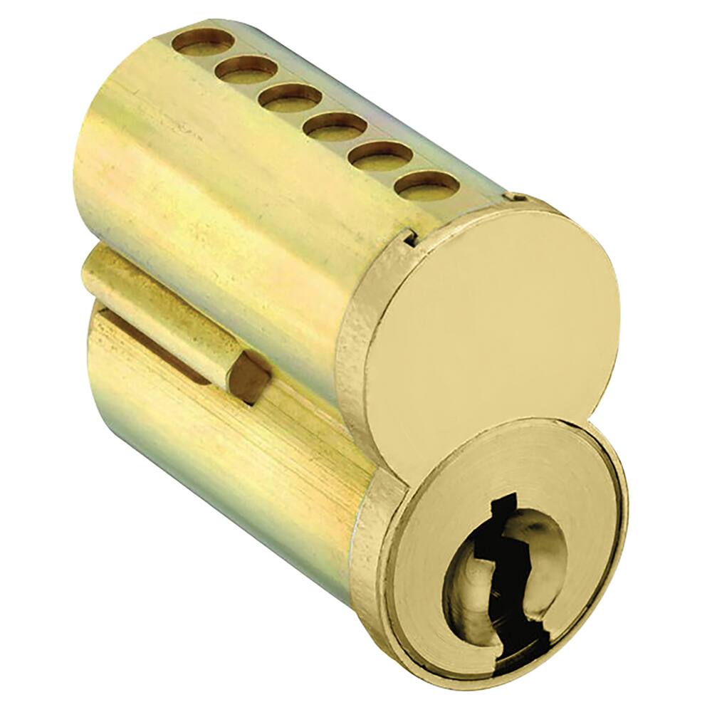 Arrow Lock - Cylinders; Type: Interchangeable Core ; Keying: FB Keyway ; Number of Pins: 7 ; Material: Brass ; Finish/Coating: Satin Brass - Exact Tool & Supply