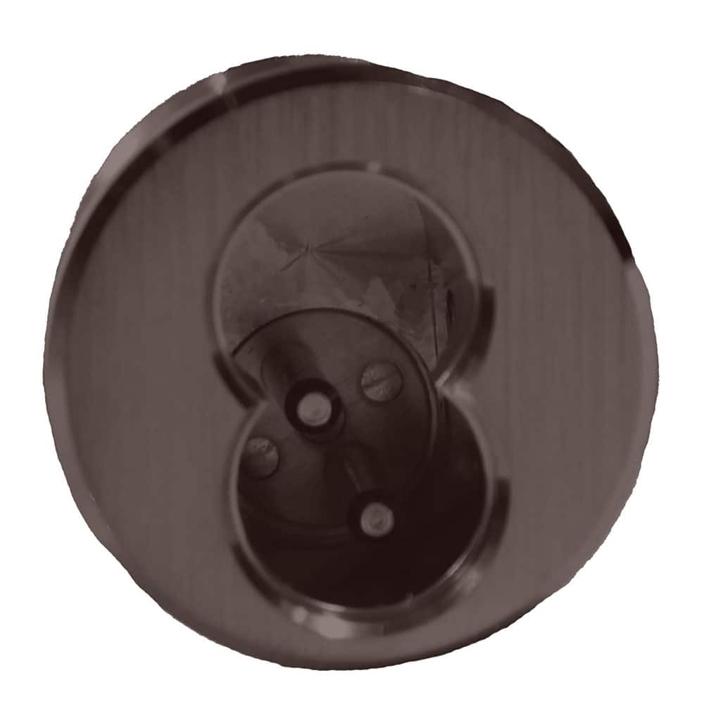 Arrow Lock - Cylinders; Type: Rim ; Keying: Less Core ; Number of Pins: 7 ; Material: Brass ; Finish/Coating: Oil Rubbed Bronze - Exact Tool & Supply