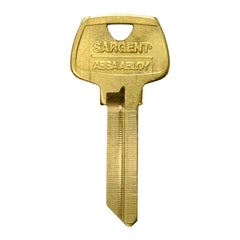 Sargent - Key Blanks; Type: Sargent ; Material: Brass - Exact Tool & Supply