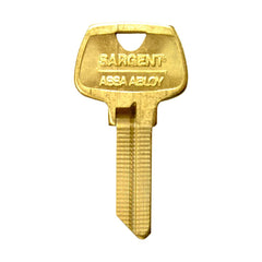 Sargent - Key Blanks; Type: Sargent ; Material: Brass - Exact Tool & Supply