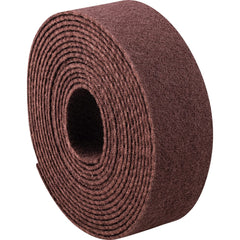 PFERD - Non-Woven Rolls; Abrasive Material: Aluminum Oxide ; Roll Width (Inch): 4 ; Overall Length (Feet): 30.00 ; Grade: Medium ; Roll Color: Dark Tan ; Roll Width (Decimal Inch): 4 - Exact Tool & Supply
