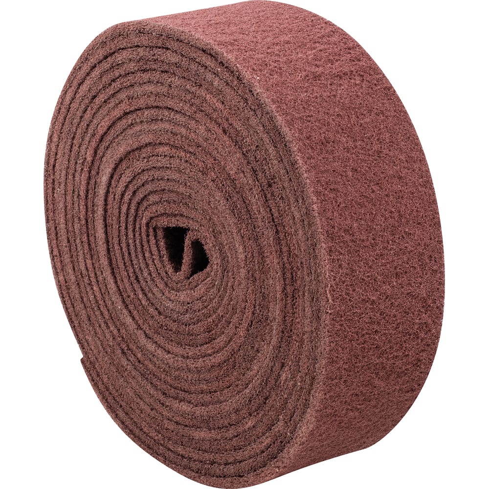 PFERD - Non-Woven Rolls; Abrasive Material: Aluminum Oxide ; Roll Width (Inch): 4 ; Overall Length (Feet): 30.00 ; Grade: Fine ; Roll Color: Dark Tan ; Roll Width (Decimal Inch): 4 - Exact Tool & Supply