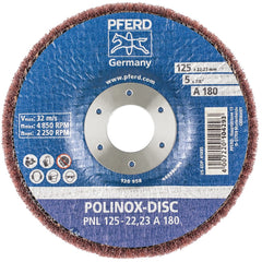 PFERD - 5 x 3/4" Aluminum Oxide Deburring Disc - Exact Tool & Supply