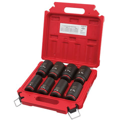 Milwaukee Tool - 8 Pc 3/4" Drive Deep Socket Set - Exact Tool & Supply