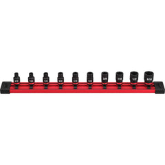 Milwaukee Tool - 10 Pc 1/4" Drive Socket Set - Exact Tool & Supply