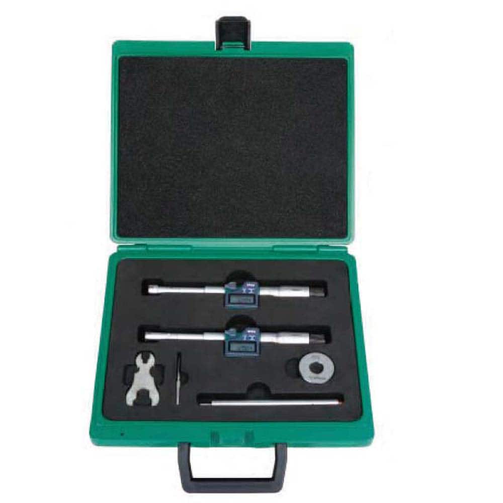 Insize USA LLC - Electronic Inside Micrometers; Minimum Measurement (Inch): 1.6000 ; Minimum Measurement (mm): 40.00 ; Minimum Measurement (Decimal Inch): 1.6000 ; Maximum Measurement (Inch): 2 ; Maximum Measurement (Decimal Inch): 2 ; Maximum Measuremen - Exact Tool & Supply