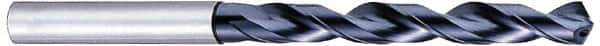OSG - Letter F 120° Cobalt Jobber Drill - V Finish, Right Hand Cut, Spiral Flute, Straight Shank, 4-11/16" OAL, Standard Point - Exact Tool & Supply