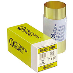 .006X6X60″ BRASS SHIM - Exact Tool & Supply