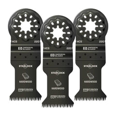 Rotary & Multi-Tool Accessories; Accessory Type: Blade; For Use With: Compatible with all Starlock ™ multi-tools; Attachment Size: 1.375 in; Material: High Carbon Steel; Application: Hardwood, Wood, PVC, Drywall; Includes: (3) Imperial Blades Starlock ™ 1