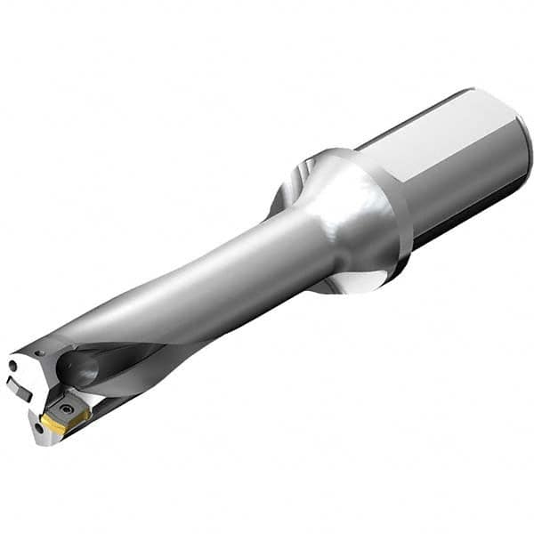 Sandvik Coromant - 6.248" Max Drill Depth, 4xD, 1.562" Diam, Indexable Insert Drill - Exact Tool & Supply