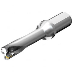 Sandvik Coromant - 6.248" Max Drill Depth, 4xD, 1.562" Diam, Indexable Insert Drill - Exact Tool & Supply