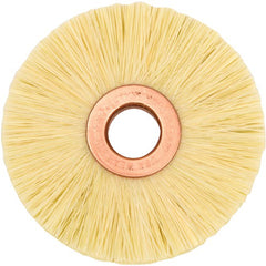 2-1/2″ Small Diameter Tampico Wheel Brush, 1/2″ Arbor Hole - Exact Tool & Supply
