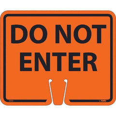 NMC - "Do Not Enter", 12-5/8" Wide x 10-3/8" High, Rigid Plastic Safety Sign - Exact Tool & Supply