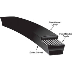 Gates - Belts Belt Style: V-Belts Belt Section: A - Exact Tool & Supply