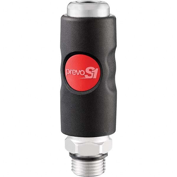 Prevost - Pneumatic Hose Fittings & Couplings Type: Coupler Thread Size: 3/8 - Exact Tool & Supply