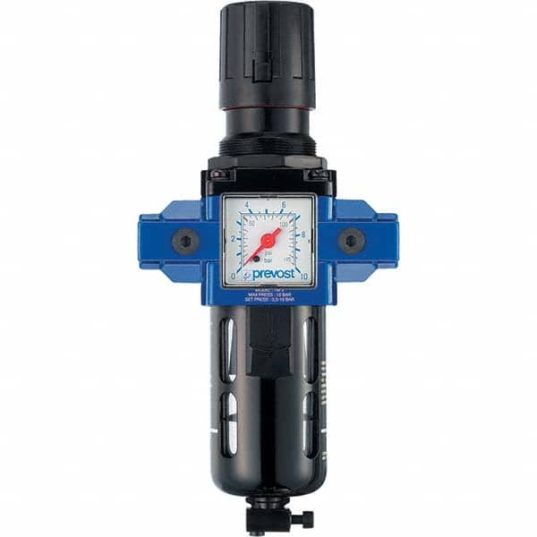 Prevost - Filter, Regulator & Lubricator (FRL) Units Configuration: 1 Pc. Filter/Regulator Body Type: Standard - Exact Tool & Supply