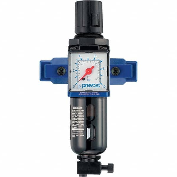 Prevost - Filter, Regulator & Lubricator (FRL) Units Configuration: 1 Pc. Filter/Regulator Body Type: Standard - Exact Tool & Supply